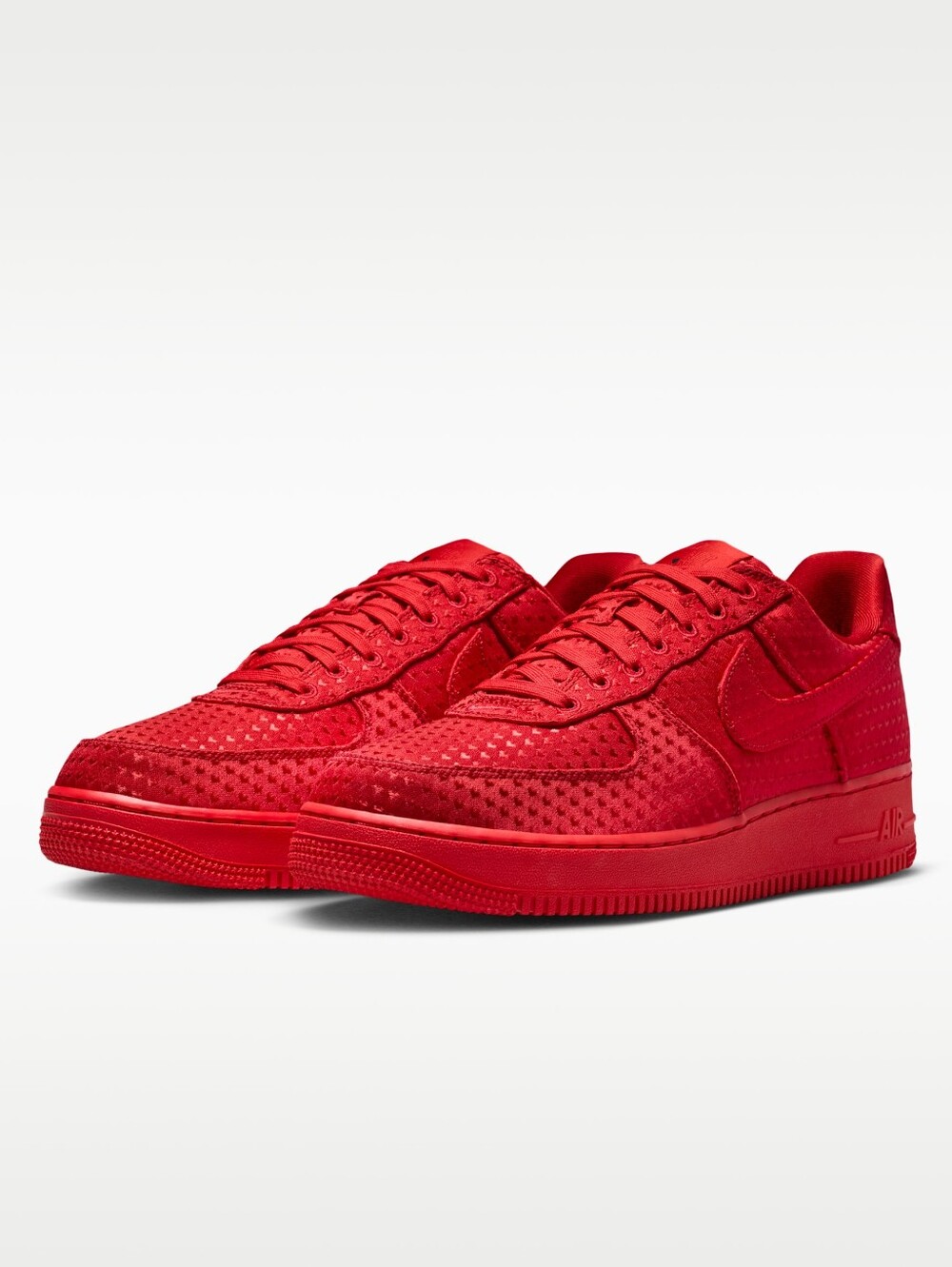 Nike Air Force 1 Retro Red Heart 'Valentine's Day' Mens shoes size 13 NEW IN BOX